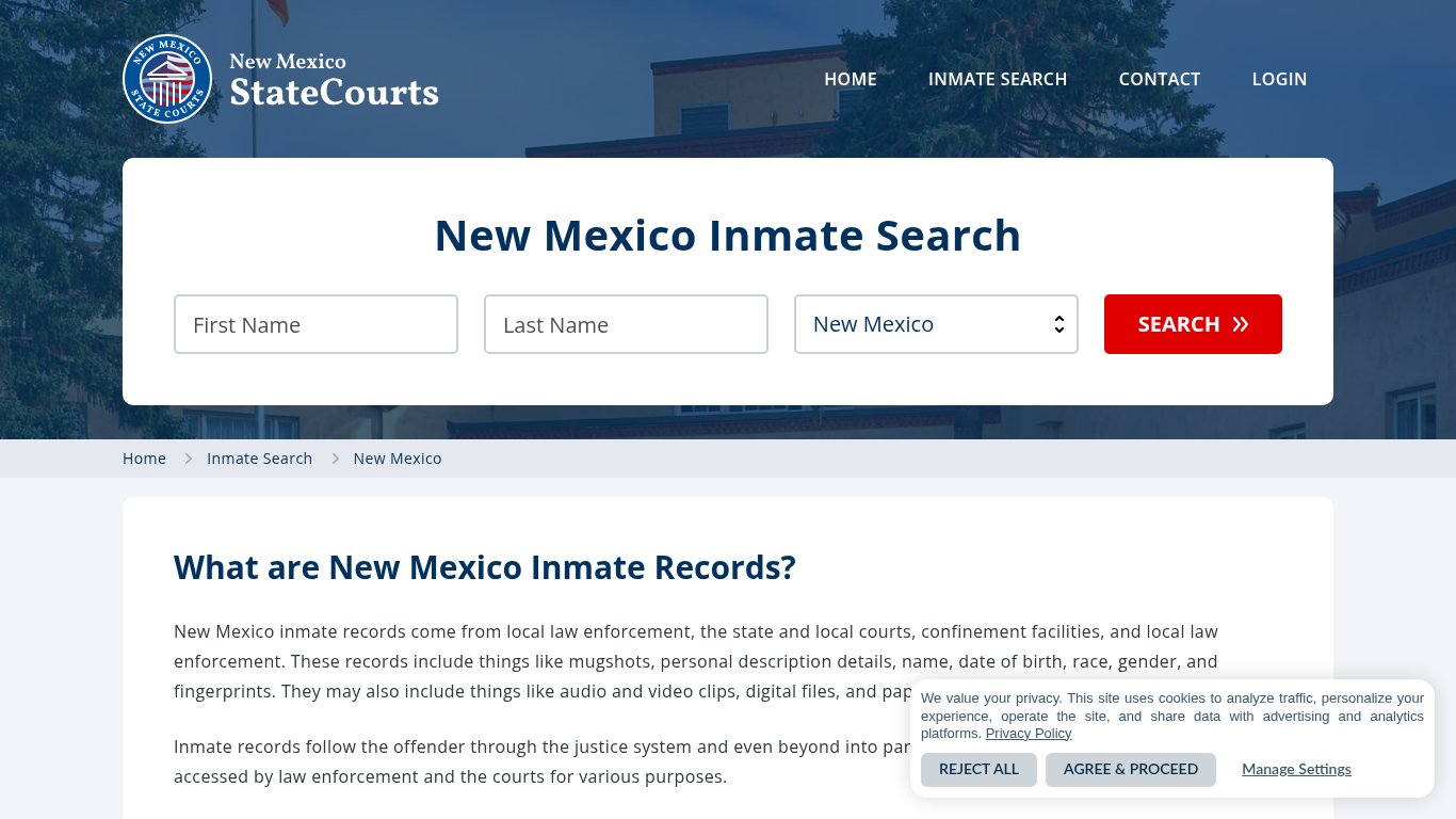 New Mexico Inmate Search, Prison and Jail Information - StateCourts
