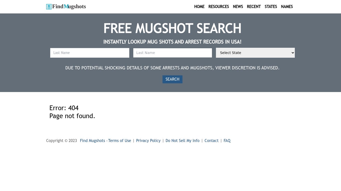 Find New Mexico Mugshots - Find Mugshots