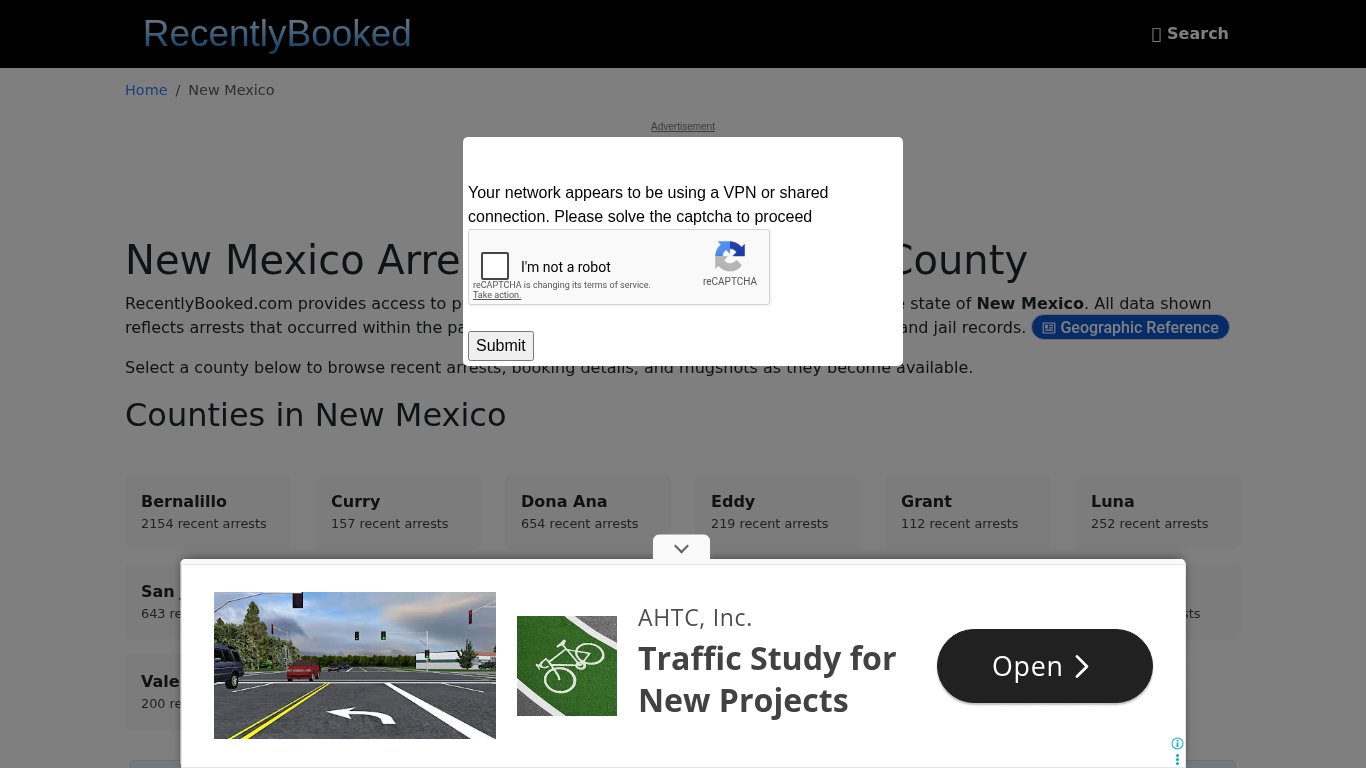 Recent bookings, Arrests, Mugshots in New Mexico - Recently Booked